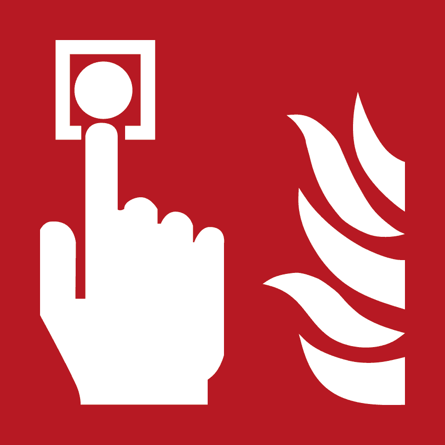 Brandskylt - Brandslang ISO 7010