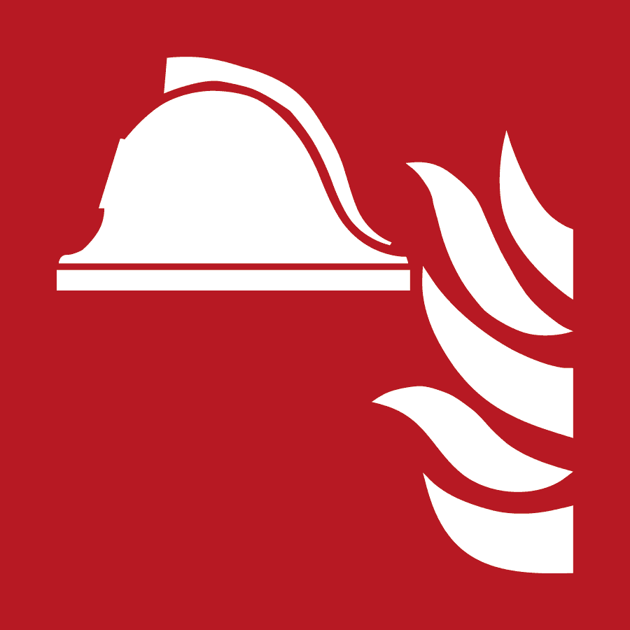 Brandskylt - Brandslang ISO 7010