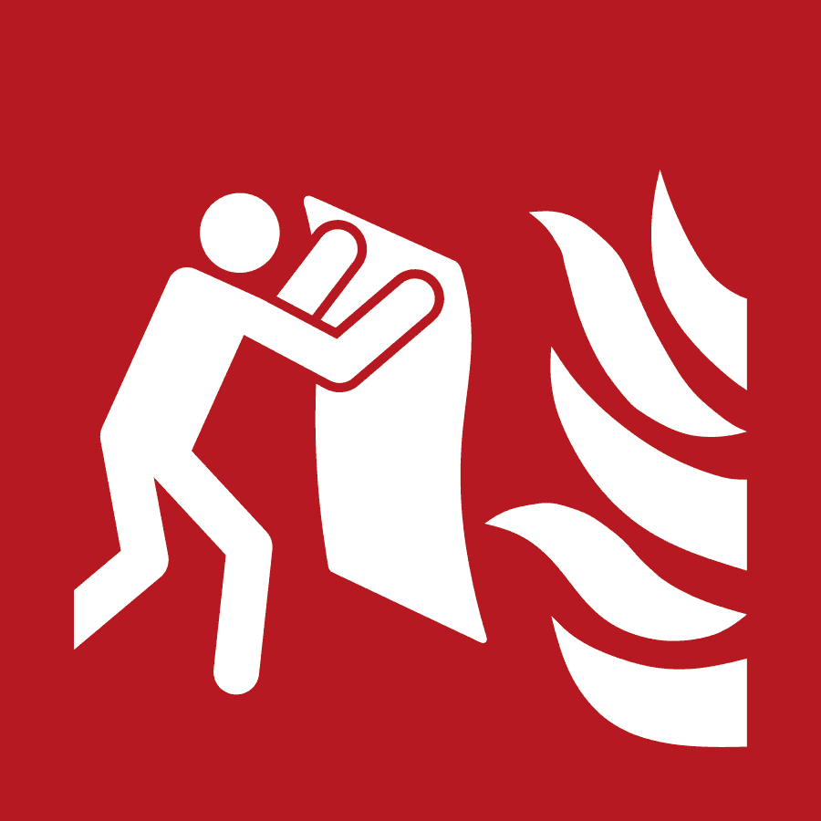 Brandskylt - Brandslang ISO 7010