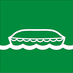 Nödskylt - Livbåt
