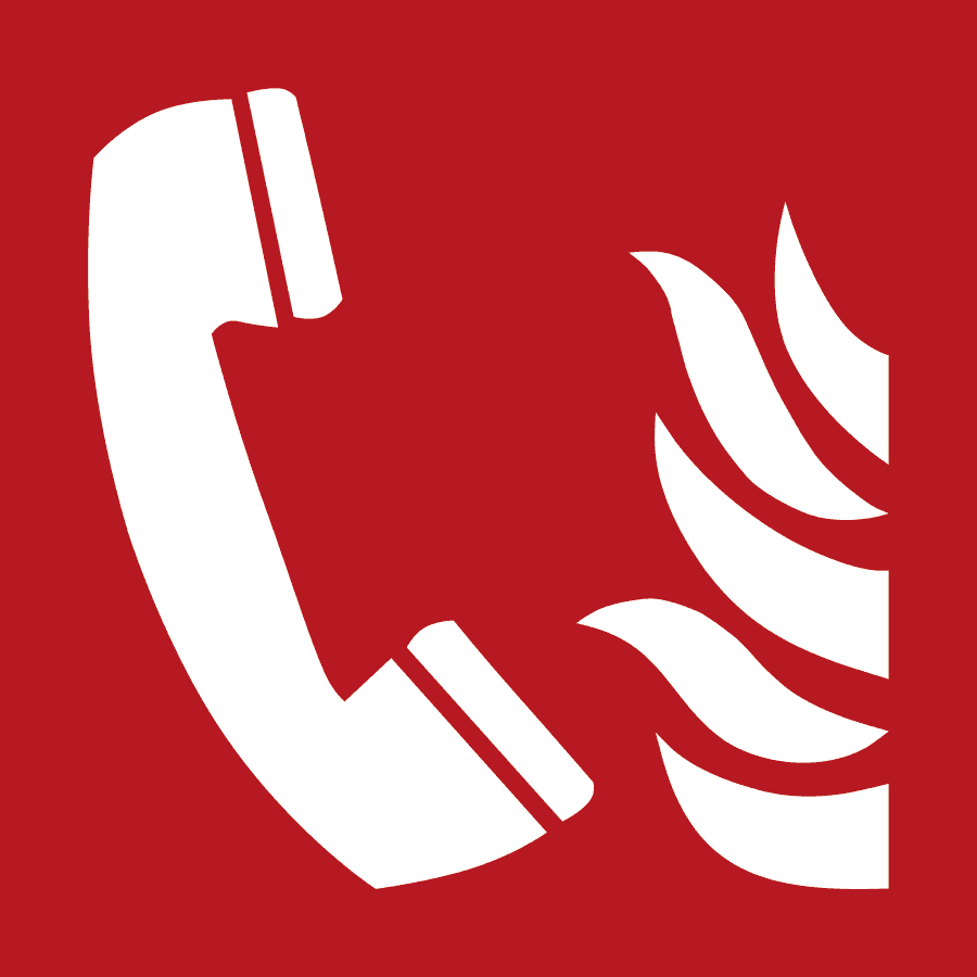 Brandskylt - Brandslang ISO 7010